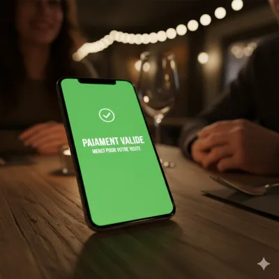 Paiement à table par mobile