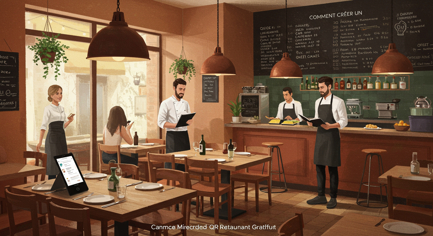 Comment Créer un Menu QR Code Restaurant Gratuit