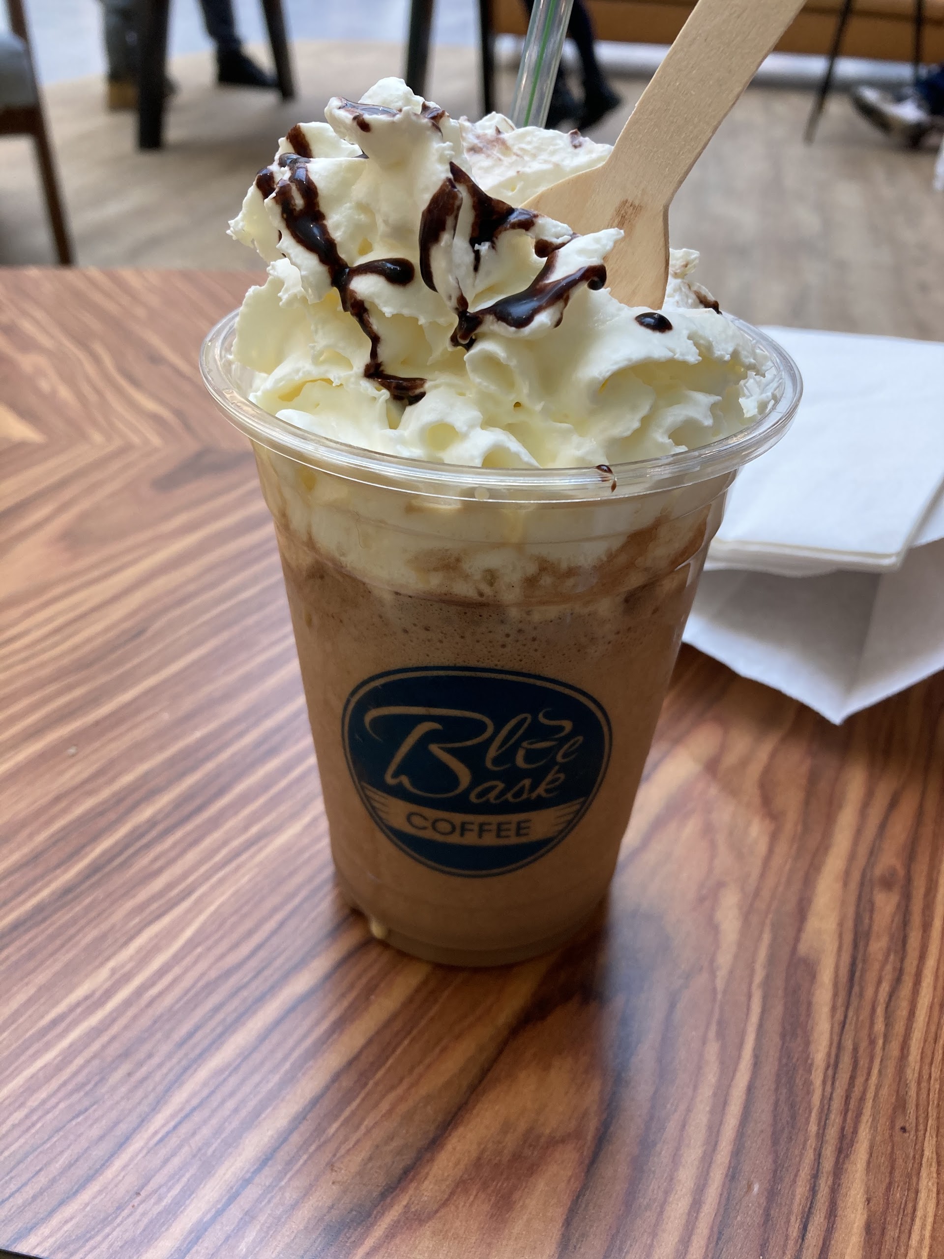 Photo Blue Bask Coffee