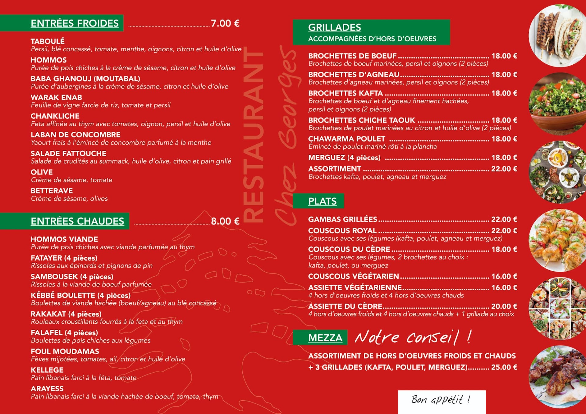 Photo Chez Georges spécialités libanaises