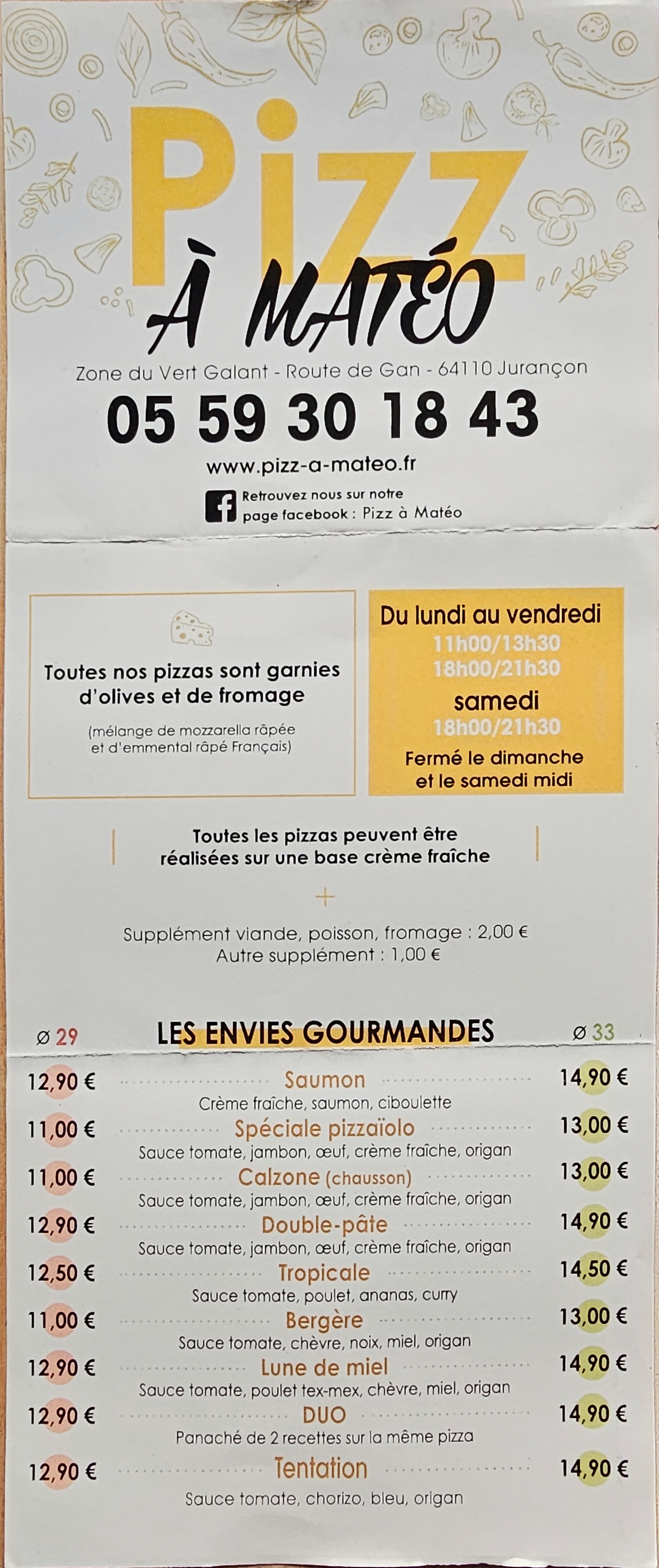 Photo Pizz'à Matéo