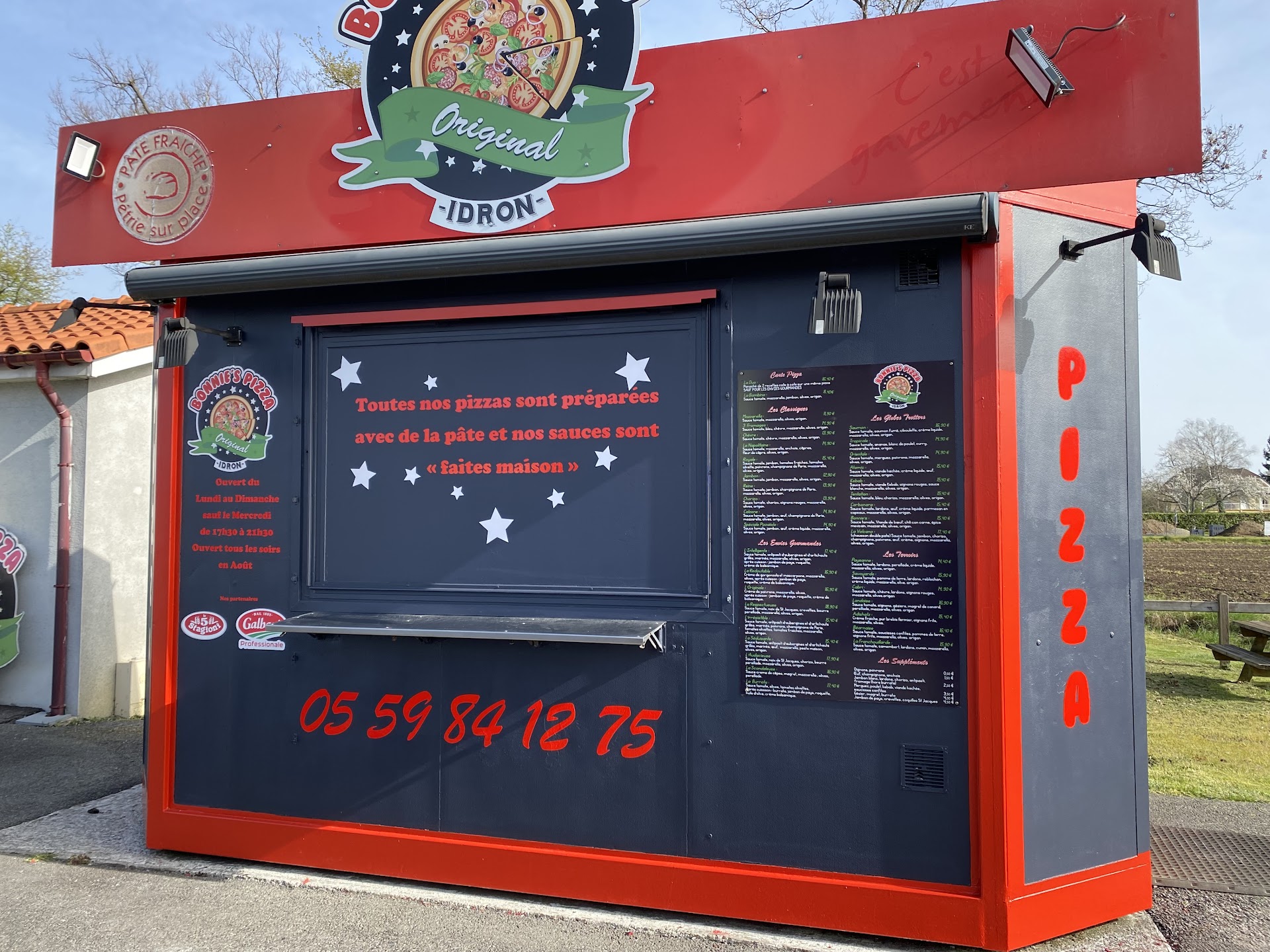 Photo Bonnie's pizza pizzeria a emporter idron pau soumoulou morlaas bizanos