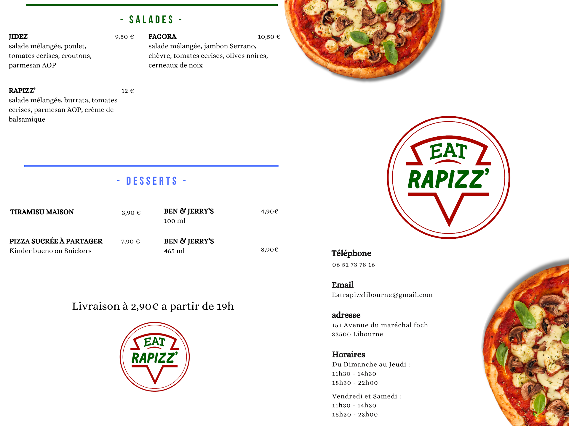 Photo Eat Rapizz’ - Libourne