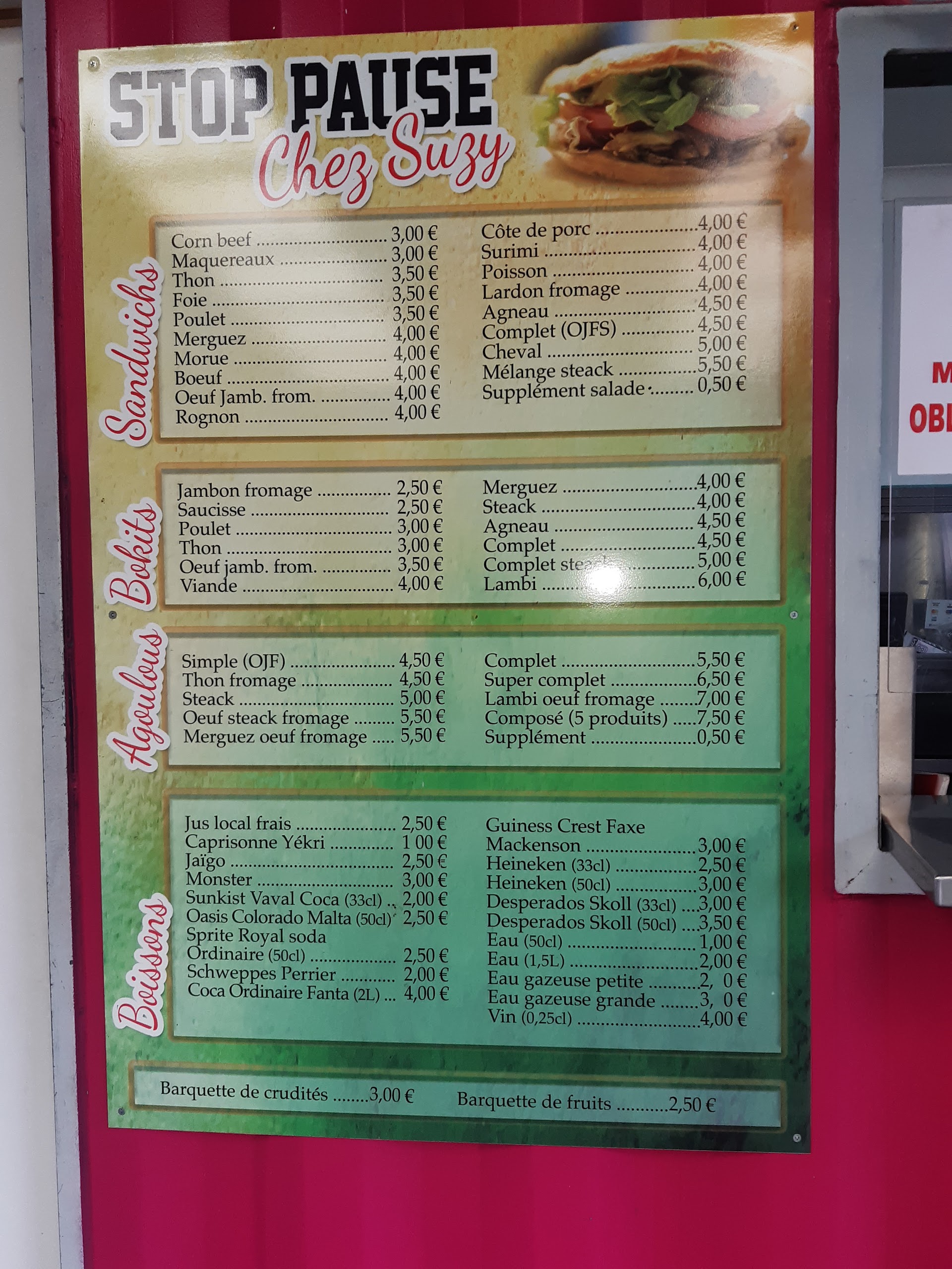 Photo Stop pause Chez Suzy