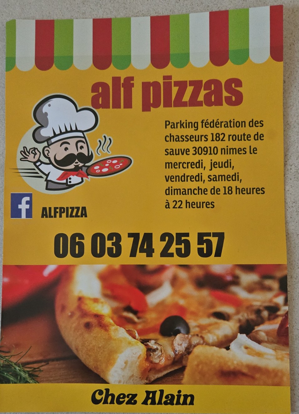 Photo ALF PIZZAS