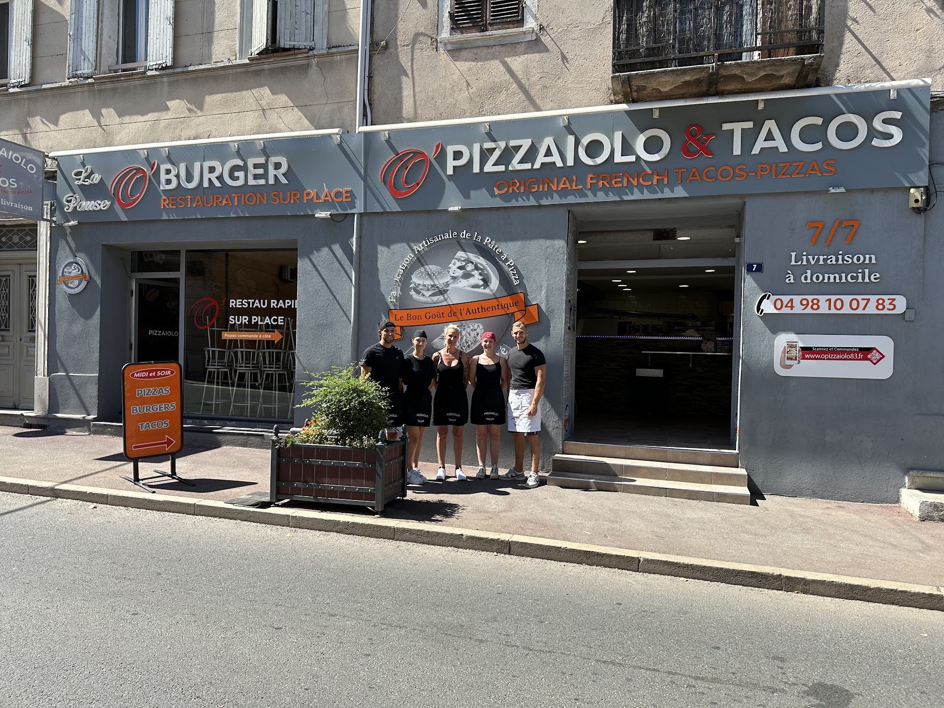 Photo O'Pizzaiolo et tacos