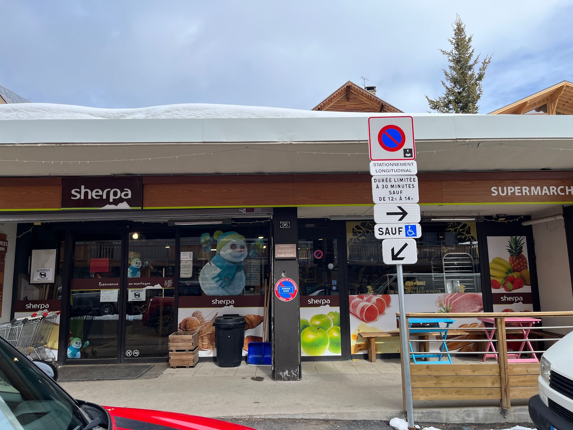 Photo Sherpa Supermarché Alpe d'Huez