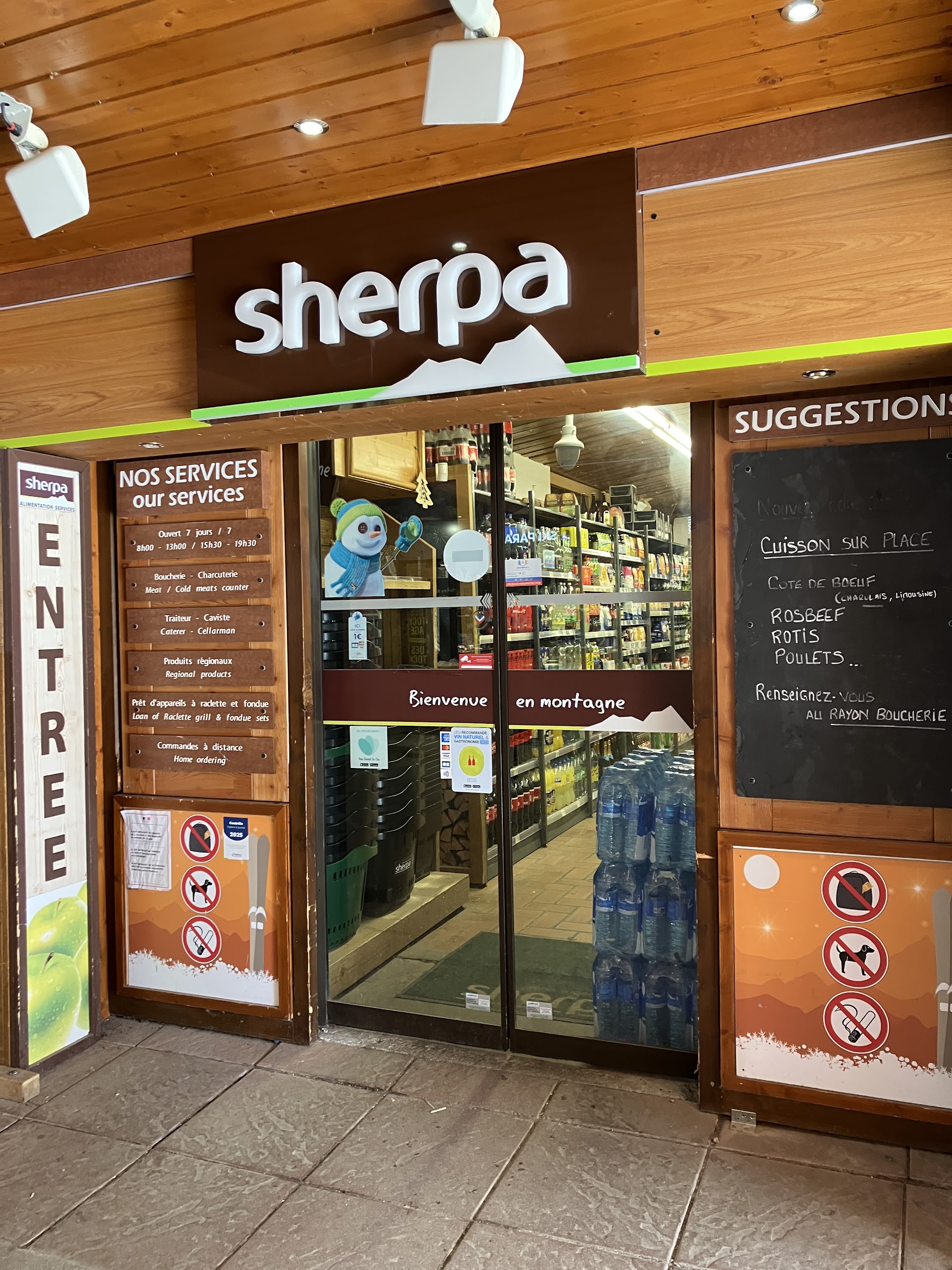 Photo Sherpa Supermarché Méribel Mottaret